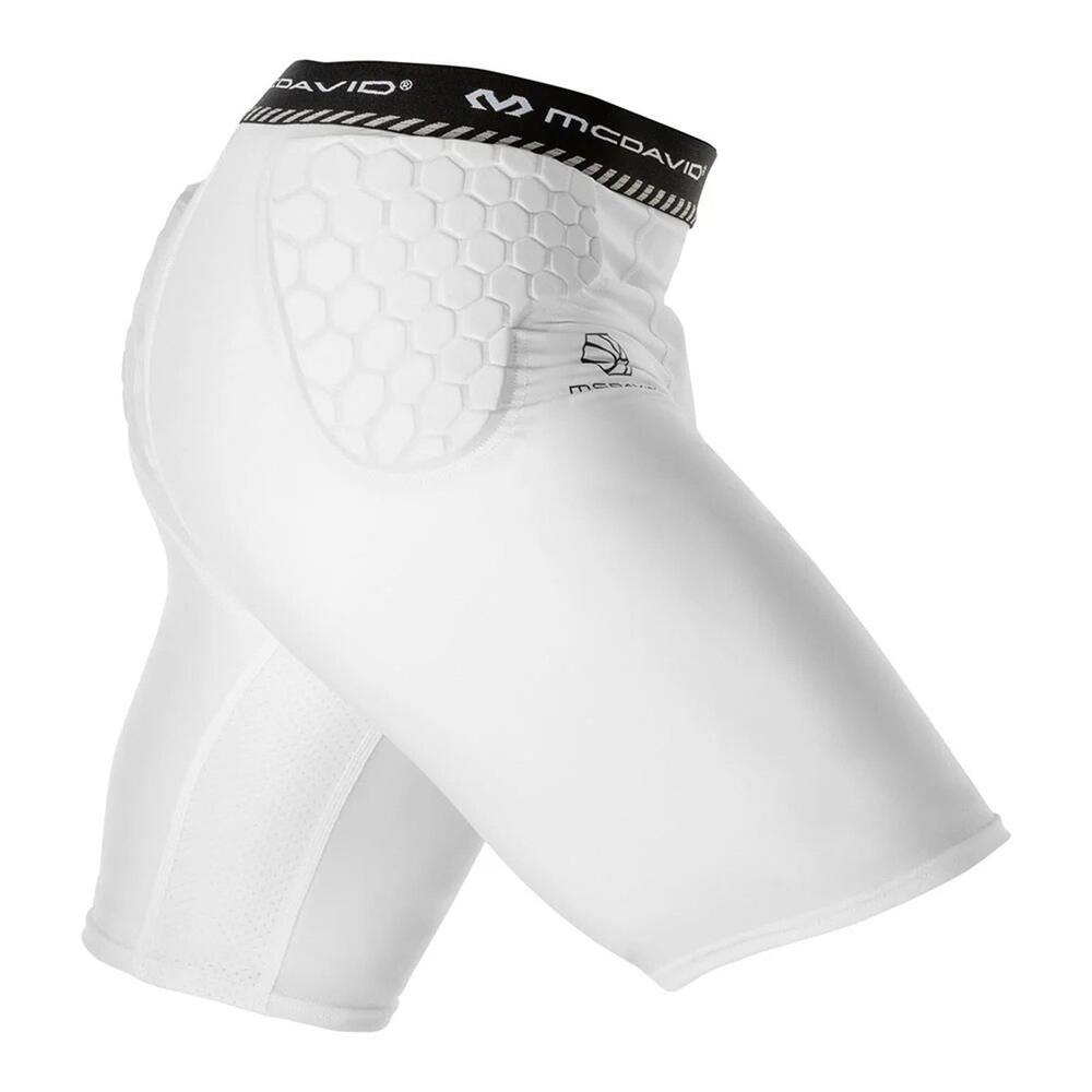 McDavid 21360 MEN'S SIZE 2XL Basketball Hex Compression Short w/ Hip & Tail Pads